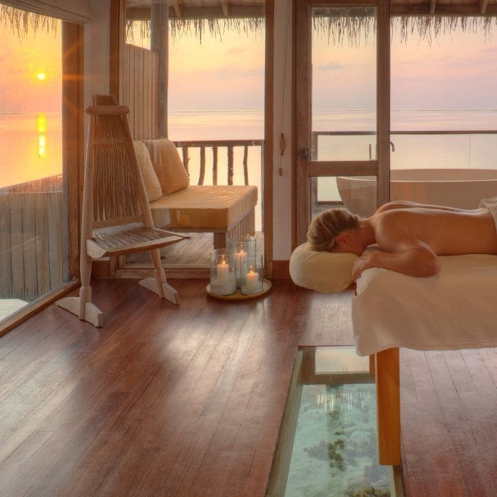 Spa sobre el agua